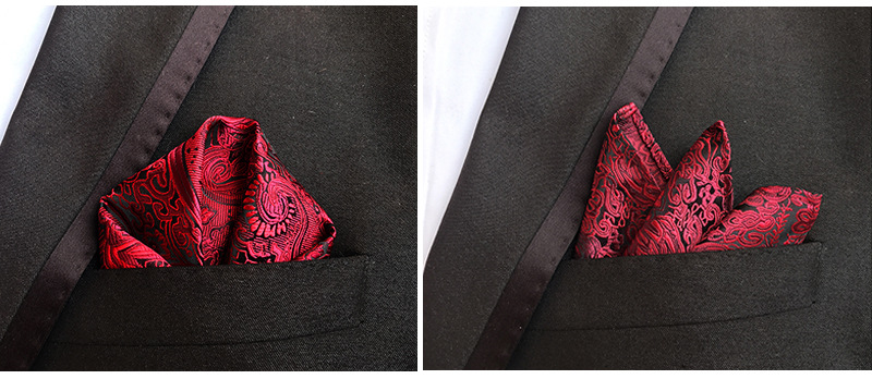 Mens Hanky Pocket Squared Handkerchief Hankerchief Flower Paisley Floral Wedding Party Gift Accessory