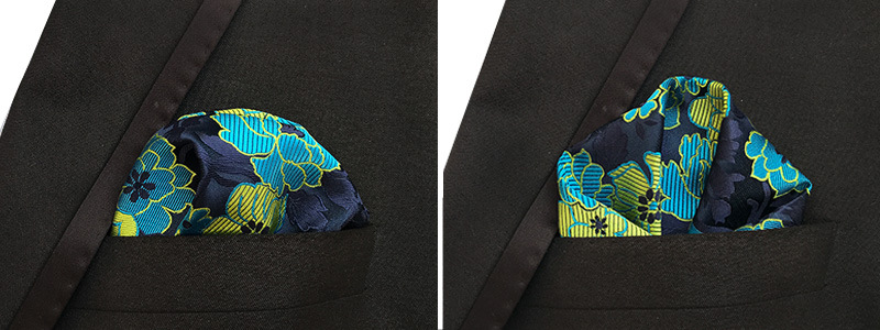Mens Hanky Pocket Squared Handkerchief Hankerchief Flower Paisley Floral Wedding Party Gift Accessory
