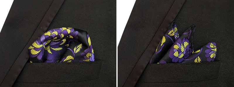 Mens Hanky Pocket Squared Handkerchief Hankerchief Flower Paisley Floral Wedding Party Gift Accessory