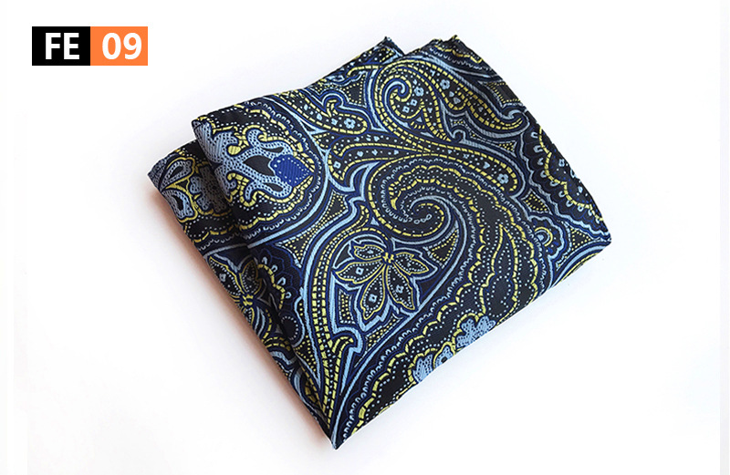 Mens Hanky Pocket Squared Handkerchief Hankerchief Flower Paisley Floral Wedding Party Gift Accessory