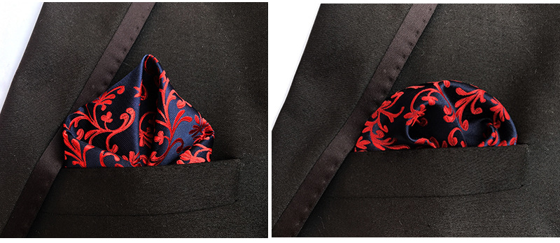 Mens Hanky Pocket Squared Handkerchief Hankerchief Flower Paisley Floral Wedding Party Gift Accessory