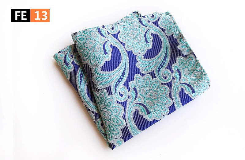 Mens Hanky Pocket Squared Handkerchief Hankerchief Flower Paisley Floral Wedding Party Gift Accessory