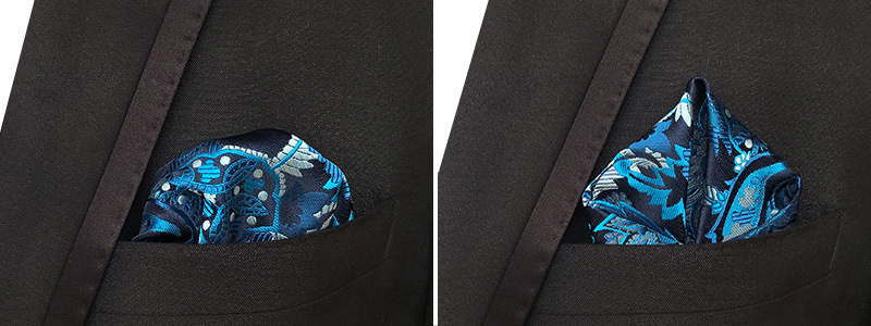 Mens Hanky Pocket Squared Handkerchief Hankerchief Flower Paisley Floral Wedding Party Gift Accessory