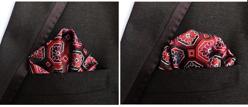 Mens Hanky Pocket Squared Handkerchief Hankerchief Flower Paisley Floral Wedding Party Gift Accessory