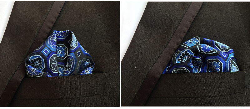 Mens Hanky Pocket Squared Handkerchief Hankerchief Flower Paisley Floral Wedding Party Gift Accessory