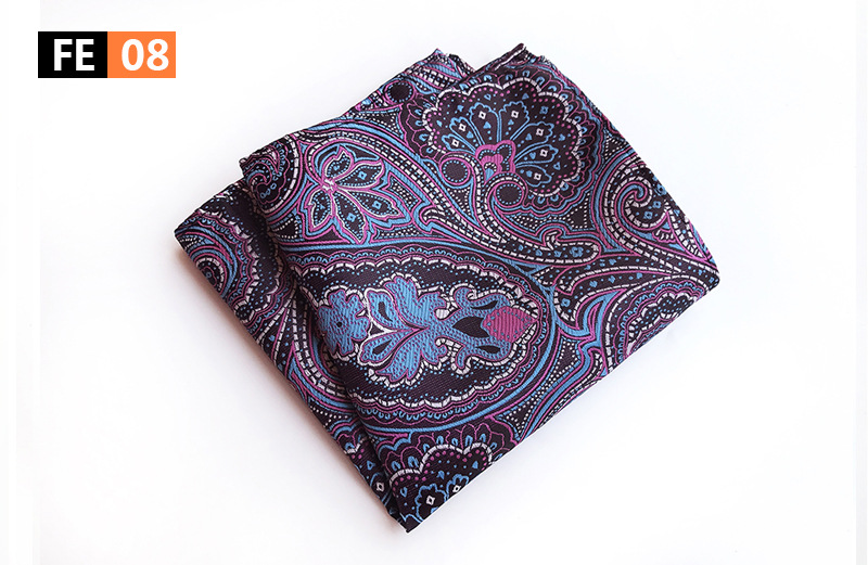 Mens Hanky Pocket Squared Handkerchief Hankerchief Flower Paisley Floral Wedding Party Gift Accessory
