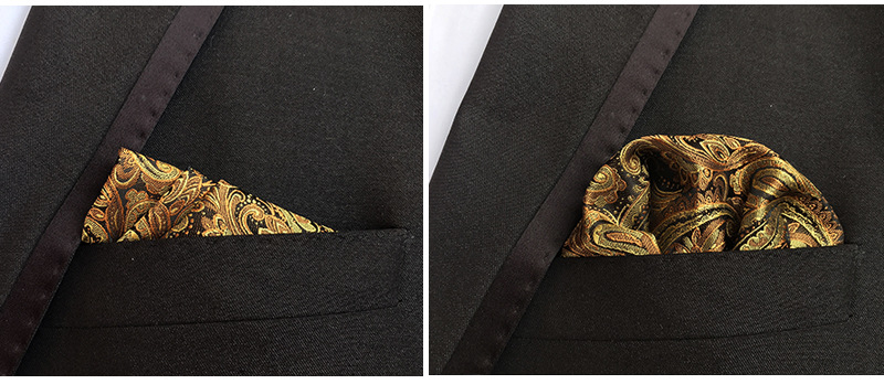 Mens Hanky Pocket Squared Handkerchief Hankerchief Flower Paisley Floral Wedding Party Gift Accessory