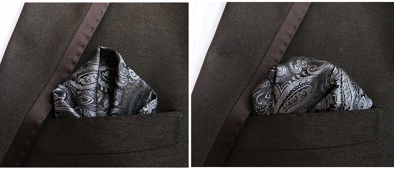 Mens Hanky Pocket Squared Handkerchief Hankerchief Flower Paisley Floral Wedding Party Gift Accessory