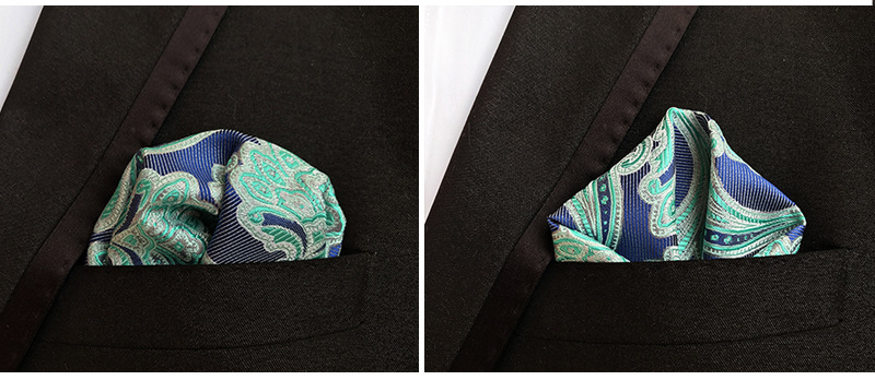Mens Hanky Pocket Squared Handkerchief Hankerchief Flower Paisley Floral Wedding Party Gift Accessory