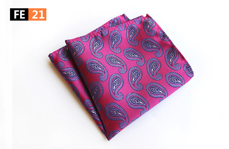 Mens Hanky Pocket Squared Handkerchief Hankerchief Flower Paisley Floral Wedding Party Gift Accessory