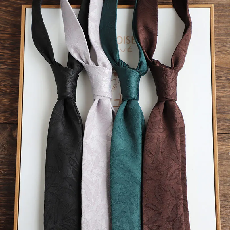 23CM Polyester Solid Color Brown Pocket Square Mens Vintage Floral Pattern White Handkerchif Tuxedo Suit Accessories Towel Hanky