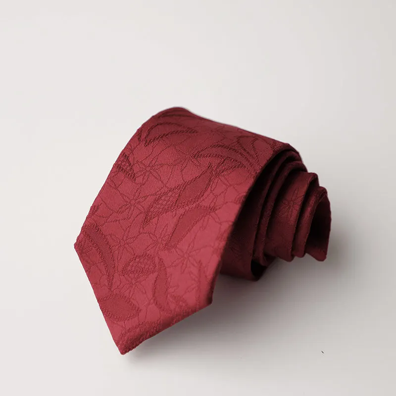 23CM Polyester Solid Color Brown Pocket Square Mens Vintage Floral Pattern White Handkerchif Tuxedo Suit Accessories Towel Hanky