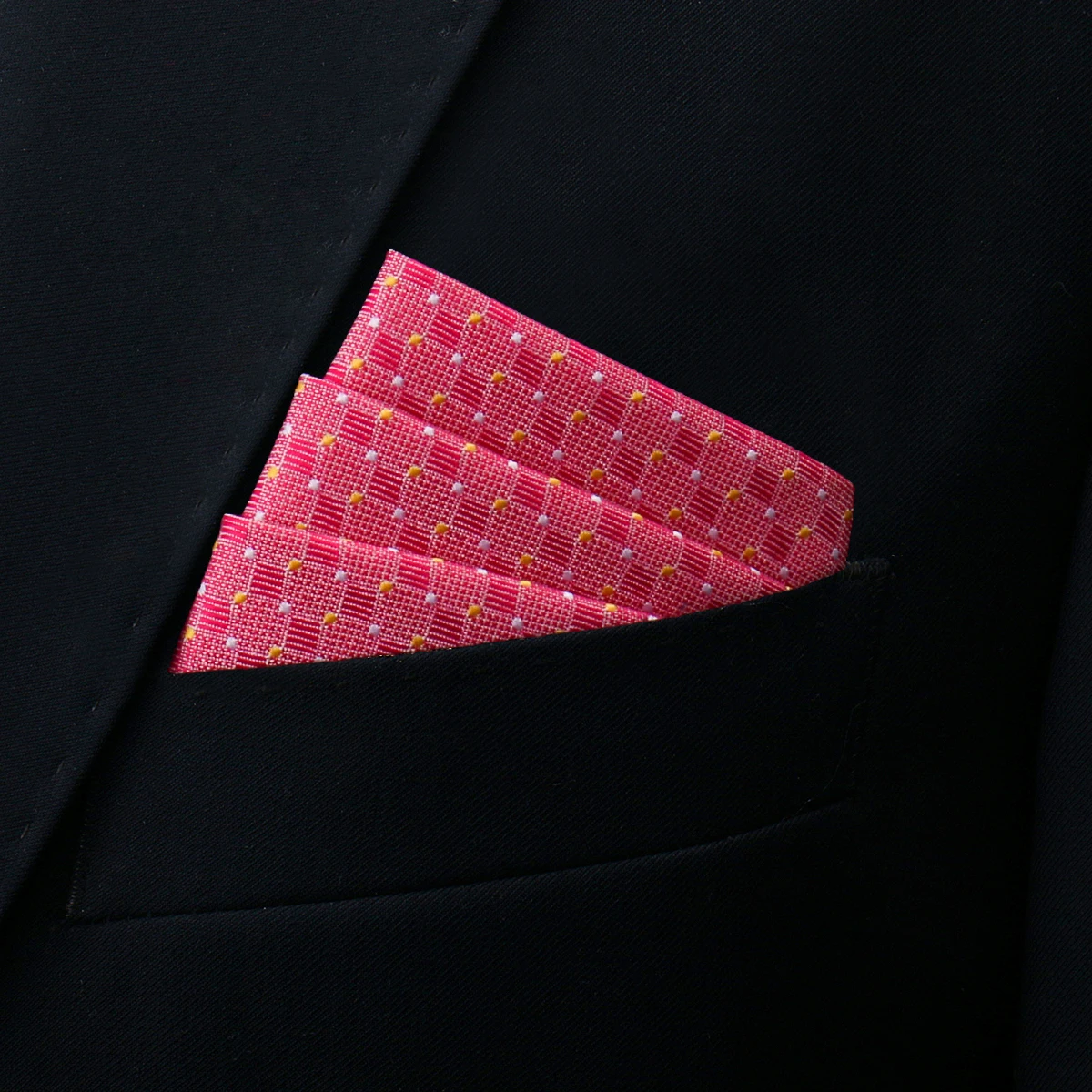 Brand Kerchief Man Dark Blue Striped April Fool's Day Fit Formal Party Pocket Square Handkerchiefs Suit Accessories Men Necktie
