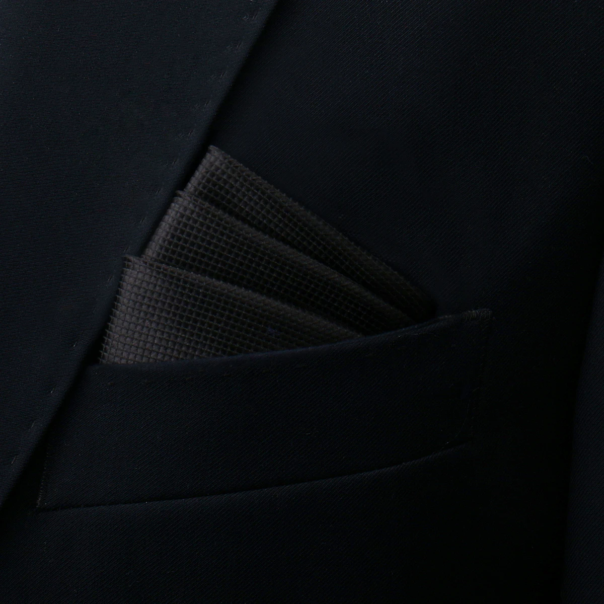 Brand Kerchief Man Dark Blue Striped April Fool's Day Fit Formal Party Pocket Square Handkerchiefs Suit Accessories Men Necktie
