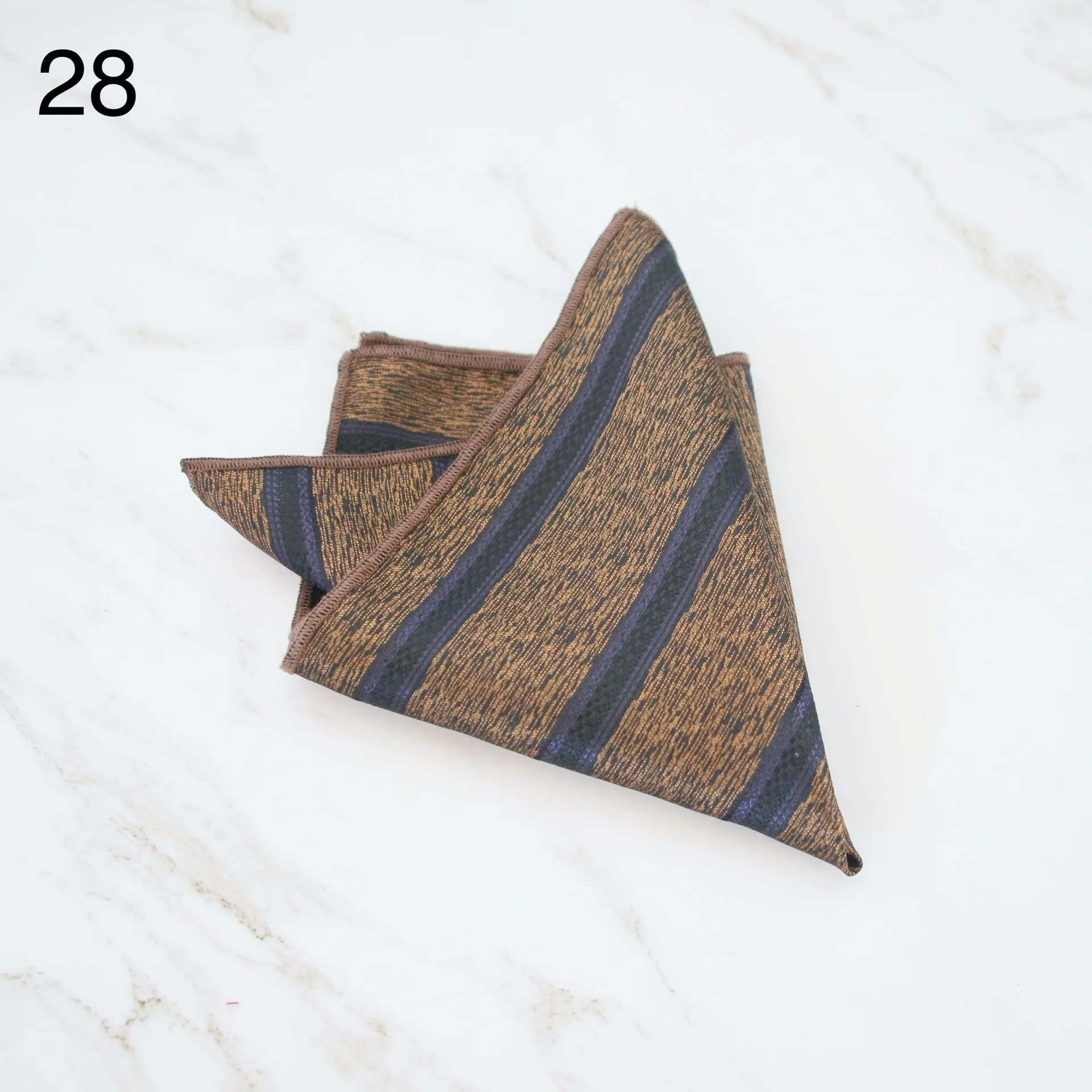 Cartoon Animal Lions Horses Pocket Square Men Novelty Polyester Striped Navy Handkercheif Formal Business Men's Suit Shirt Hanky