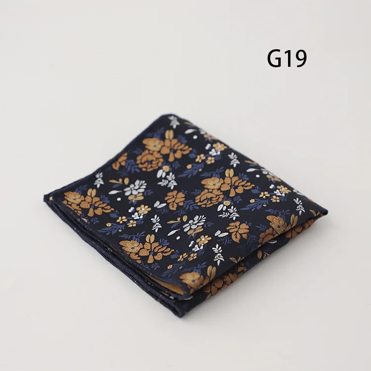 24cm Cartoon Animal Pocket Square Business Formal Men's Suit Handkerchief Floral Chest Towel Wedding Party Tuxedo Cravat Hanky