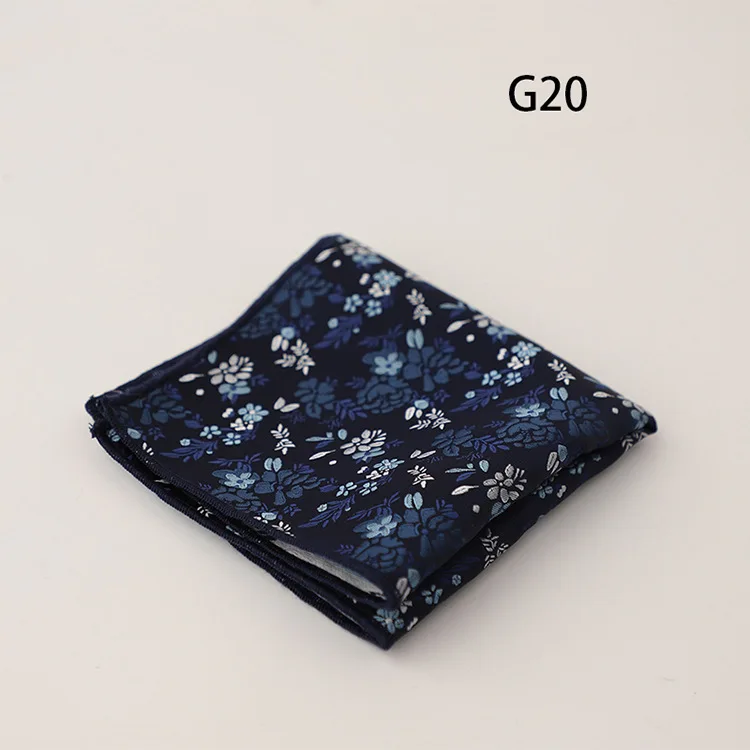 24cm Cartoon Animal Pocket Square Business Formal Men's Suit Handkerchief Floral Chest Towel Wedding Party Tuxedo Cravat Hanky