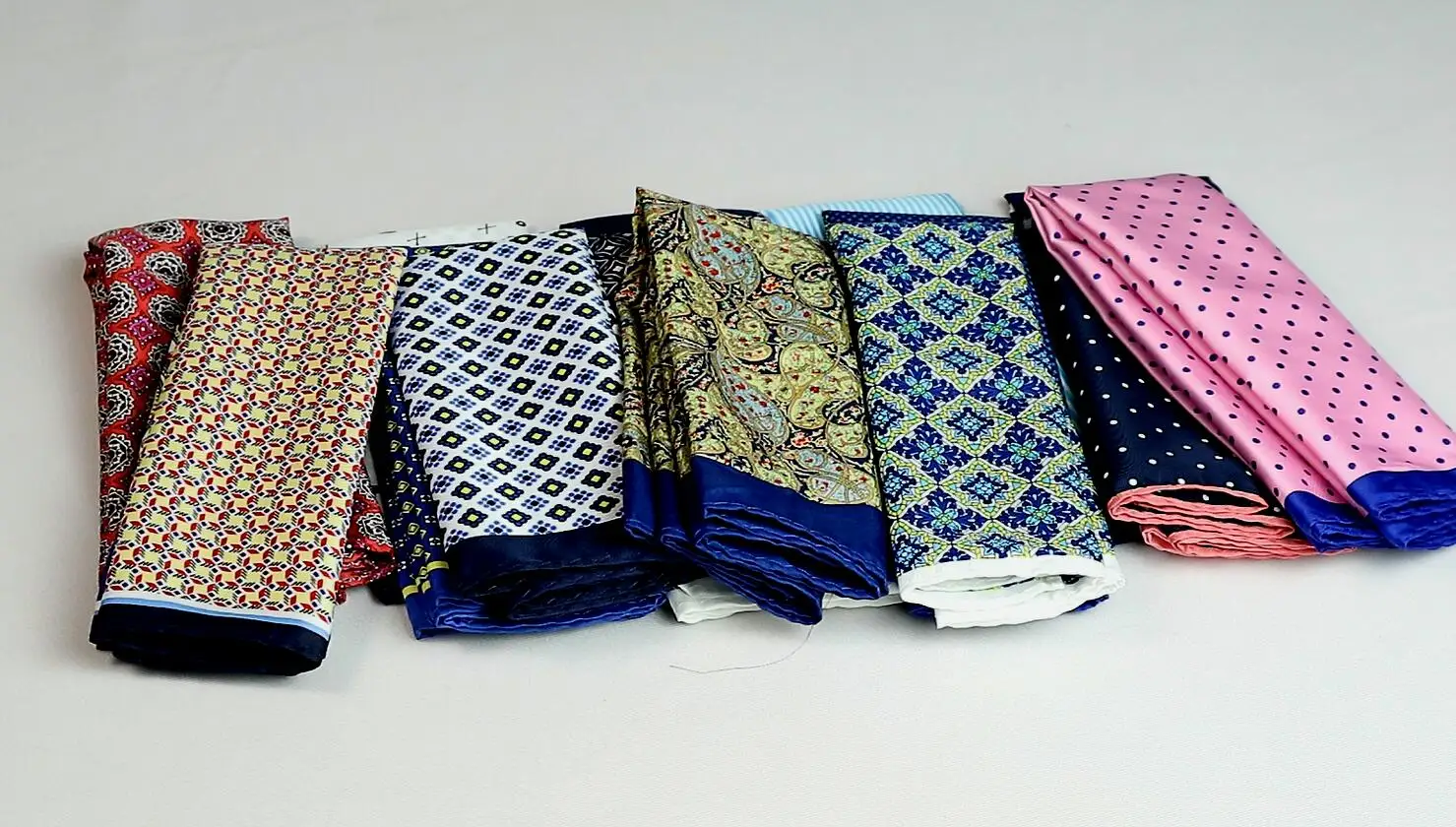 Wholesale 15 Piecess Men's Pocket Squares 12.5In Large Silky Floral Pocket Square For Men Women Handkerchiefs Set Assorted