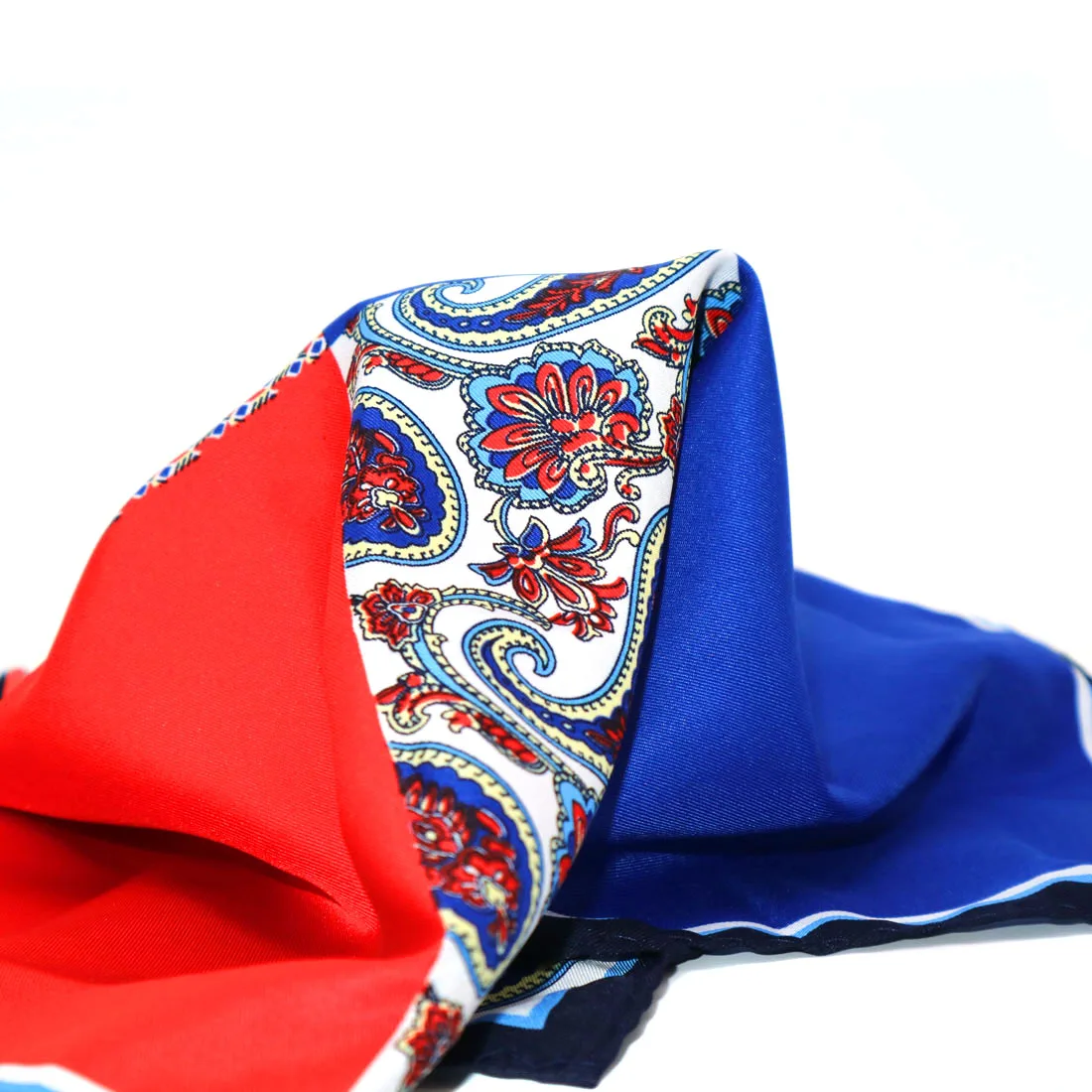 Wholesale 15 Piecess Men's Pocket Squares 12.5In Large Silky Floral Pocket Square For Men Women Handkerchiefs Set Assorted