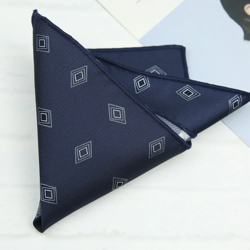 23cm Pocket Square Suit Dress Chest Scarf Men's Business Formal British Korean Style Light Gold Brown Color Handkerchief Hanky