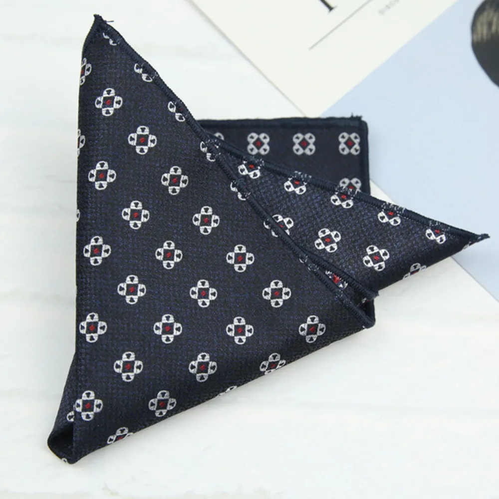 23cm Pocket Square Suit Dress Chest Scarf Men's Business Formal British Korean Style Light Gold Brown Color Handkerchief Hanky