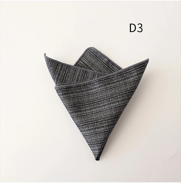 23cm New Luxury Spring Men's Pocket Square Paisley Graffiti Brown Color Handkerchief Tuxedo Suit Accessories Square Scarf Cravat