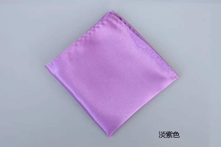 22CM Classic Men's Suit Pocket Square Colorful Solid White Handkerchief Korean Dress Chest Pocket Towel Fashion British Hanky