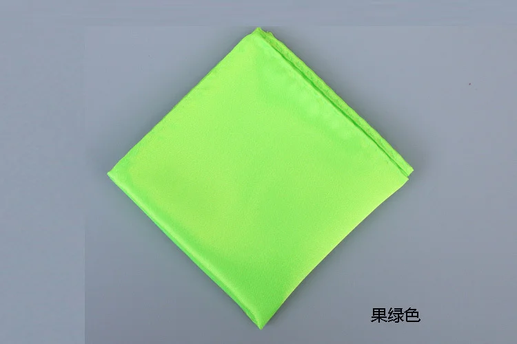 22CM Classic Men's Suit Pocket Square Colorful Solid White Handkerchief Korean Dress Chest Pocket Towel Fashion British Hanky