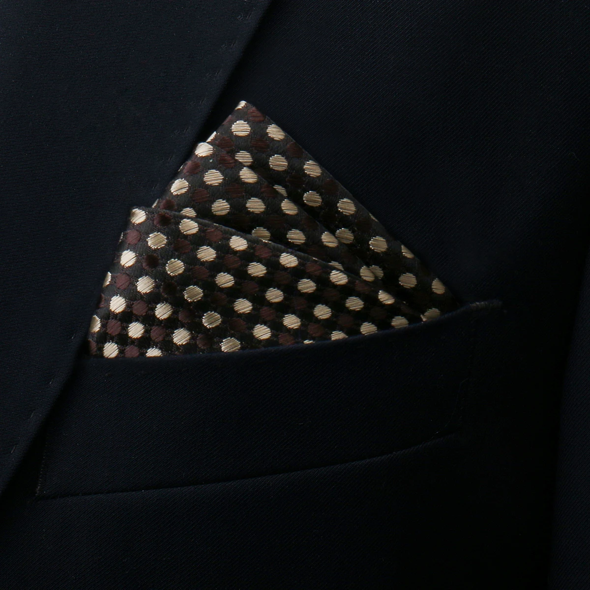 Brand Kerchief Man Dark Blue Striped April Fool's Day Fit Formal Party Pocket Square Handkerchiefs Suit Accessories Men Necktie