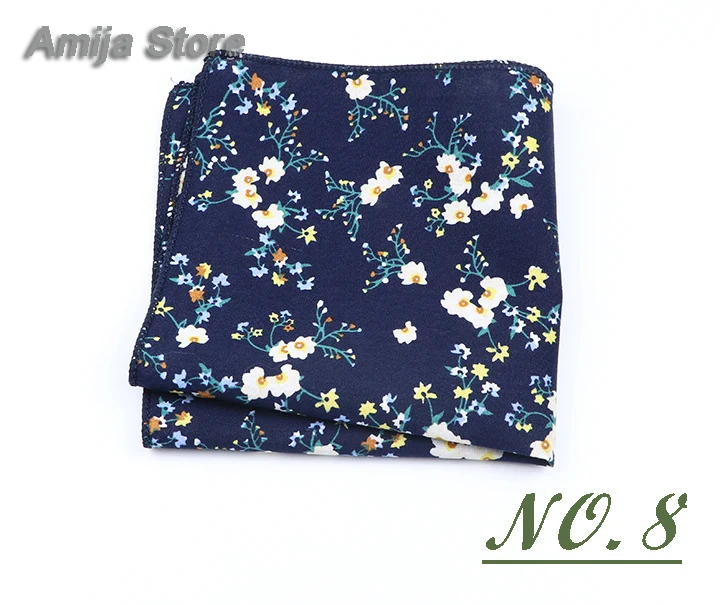 High Quality Cute Linen Cartoon Handkerchief For Men Cat Polar Bear Watermelon Wave Printed Pocket Square Funny Hanky Accessorie