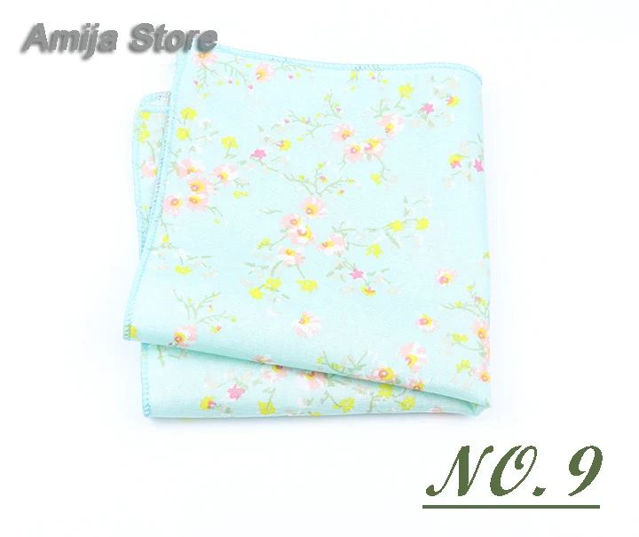 High Quality Cute Linen Cartoon Handkerchief For Men Cat Polar Bear Watermelon Wave Printed Pocket Square Funny Hanky Accessorie
