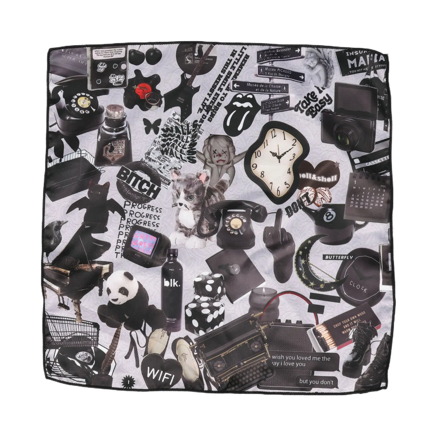 29cm Pocket Square For Men Women Floral Print Suits Kerchief Men's Handkerchiefs Soft Square Handkerchief Towels Scarves Hankies