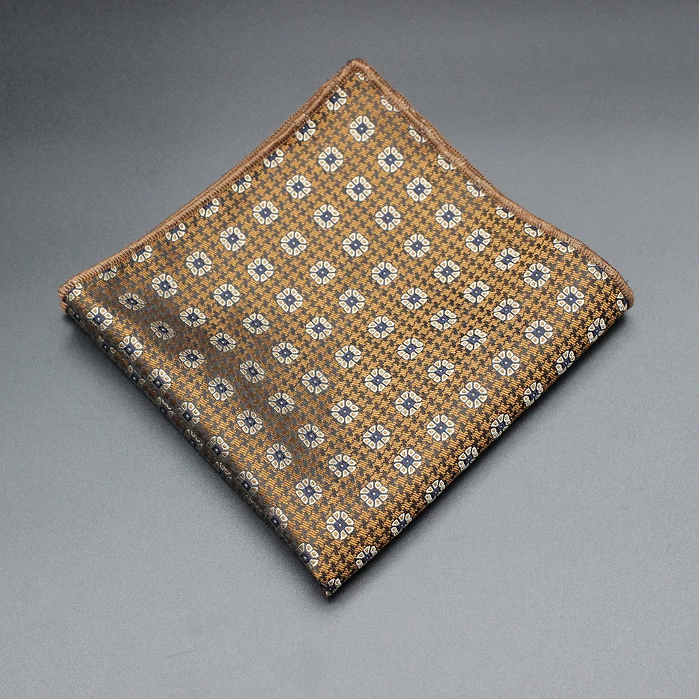 Pocket Square Fabric Handkerchiefs Suit Men's Bandana Accessories Business Suit Hanky Breast Scarf