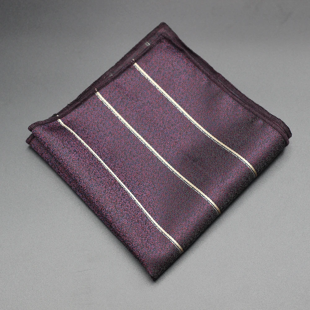 Pocket Square Fabric Handkerchiefs Suit Men's Bandana Accessories Business Suit Hanky Breast Scarf