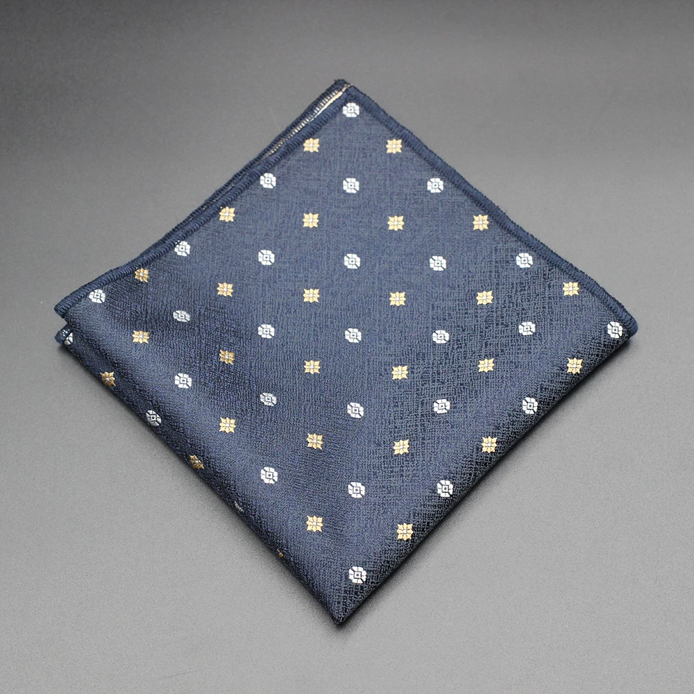 Pocket Square Fabric Handkerchiefs Suit Men's Bandana Accessories Business Suit Hanky Breast Scarf