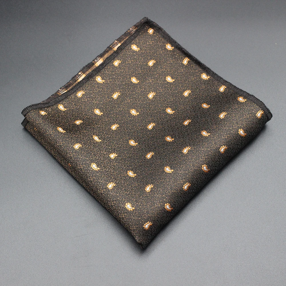 Pocket Square Fabric Handkerchiefs Suit Men's Bandana Accessories Business Suit Hanky Breast Scarf