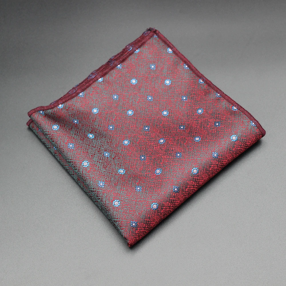 Pocket Square Fabric Handkerchiefs Suit Men's Bandana Accessories Business Suit Hanky Breast Scarf