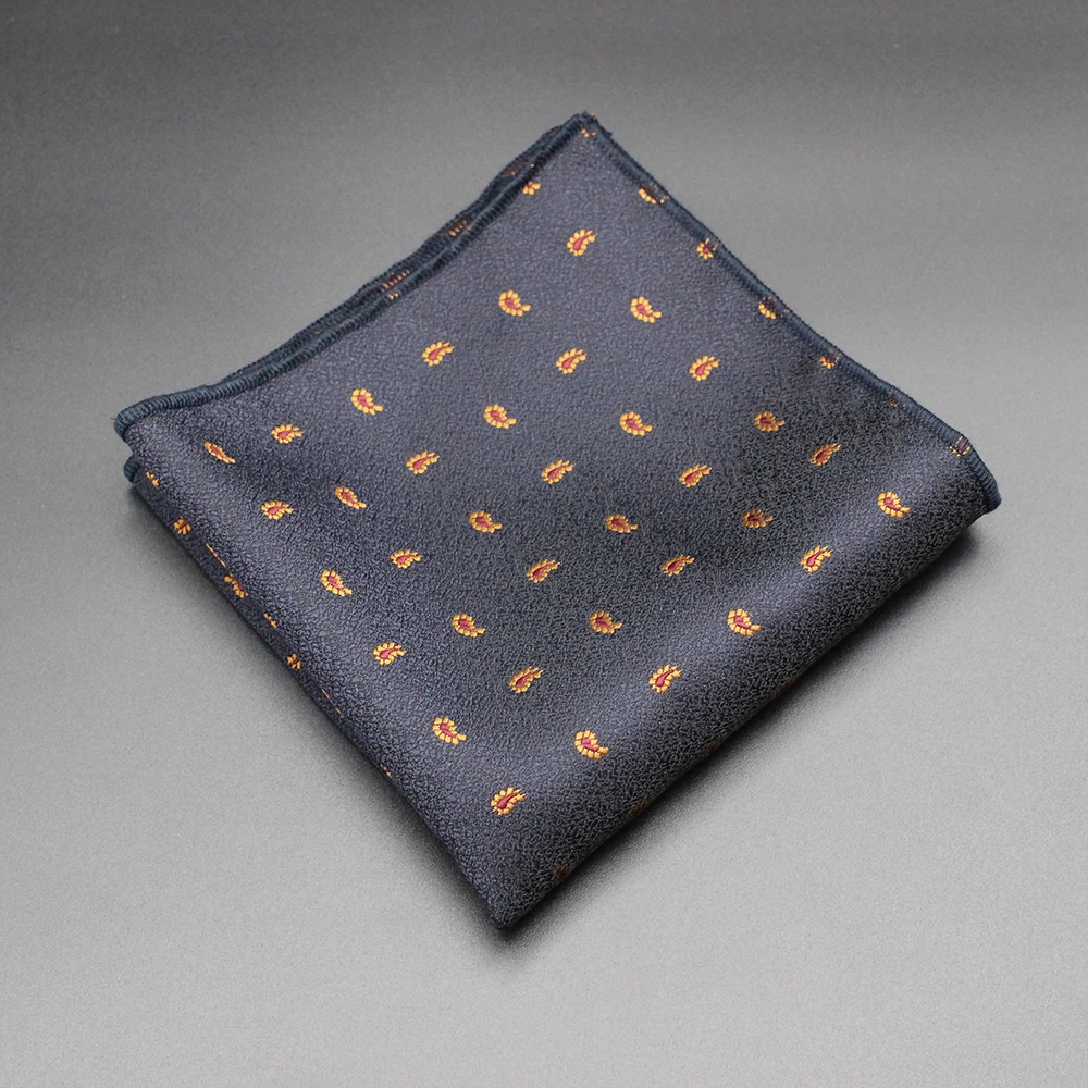Pocket Square Fabric Handkerchiefs Suit Men's Bandana Accessories Business Suit Hanky Breast Scarf