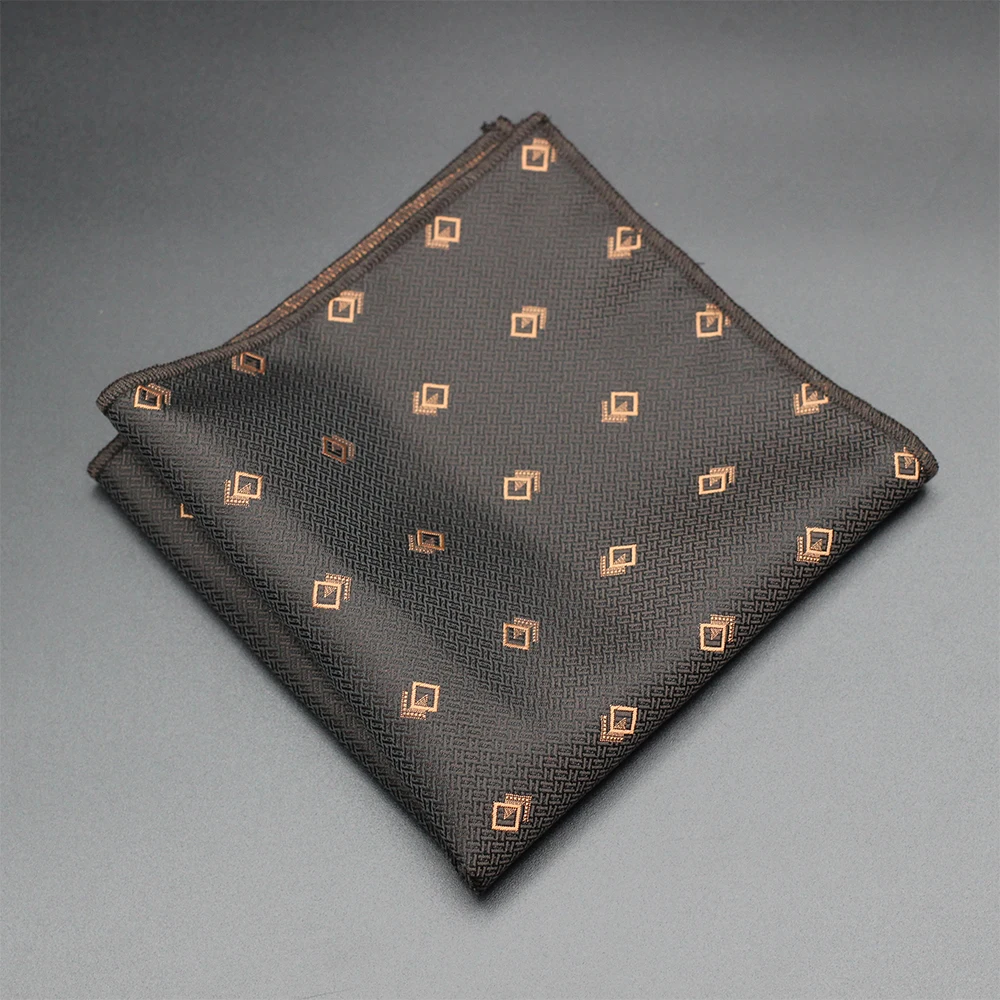 Pocket Square Fabric Handkerchiefs Suit Men's Bandana Accessories Business Suit Hanky Breast Scarf