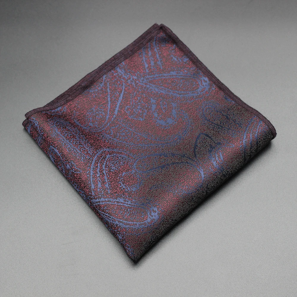 Pocket Square Fabric Handkerchiefs Suit Men's Bandana Accessories Business Suit Hanky Breast Scarf