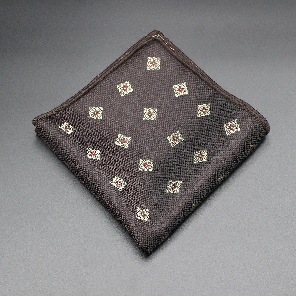Pocket Square Fabric Handkerchiefs Suit Men's Bandana Accessories Business Suit Hanky Breast Scarf