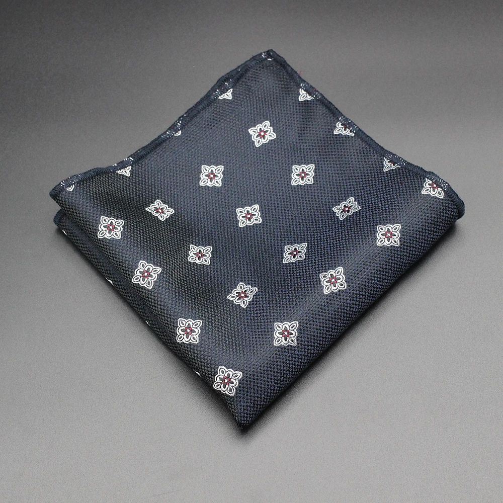 Pocket Square Fabric Handkerchiefs Suit Men's Bandana Accessories Business Suit Hanky Breast Scarf