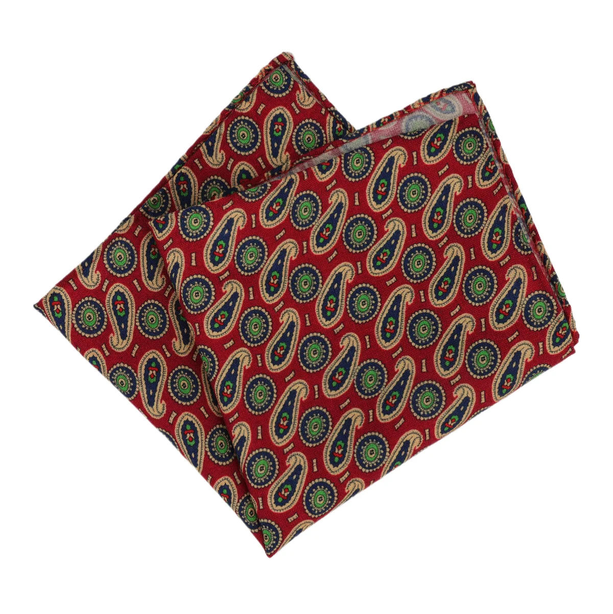 High Quality Hankerchief Scarves Business Suit Hankies Wool Casual Men's Pocket Square Printed Handkerchiefs For Wedding 25*25cm