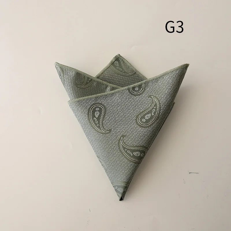 Jacquard Pocket Square For Men Women Floral Chest Towel Hanky Gentlemen Hankies Men's Suit Handkerchief Pocket Towel Gifts