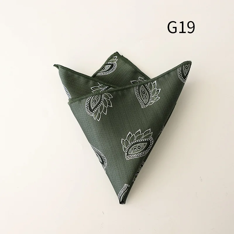 Jacquard Pocket Square For Men Women Floral Chest Towel Hanky Gentlemen Hankies Men's Suit Handkerchief Pocket Towel Gifts