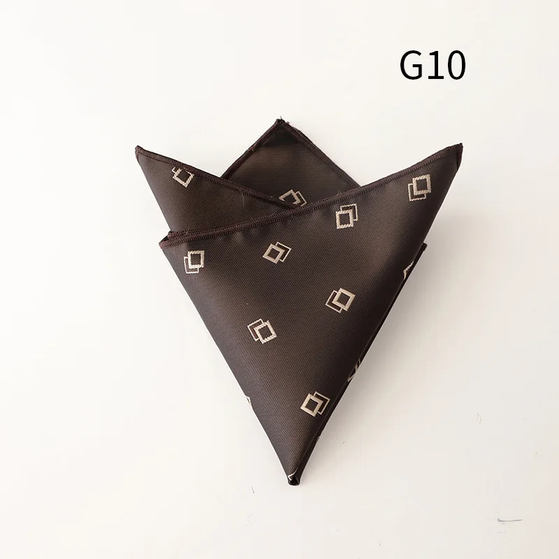Jacquard Pocket Square For Men Women Floral Chest Towel Hanky Gentlemen Hankies Men's Suit Handkerchief Pocket Towel Gifts