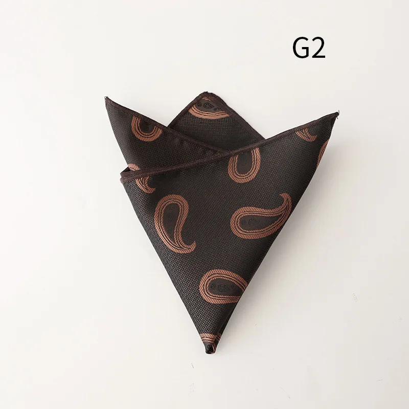 Jacquard Pocket Square For Men Women Floral Chest Towel Hanky Gentlemen Hankies Men's Suit Handkerchief Pocket Towel Gifts