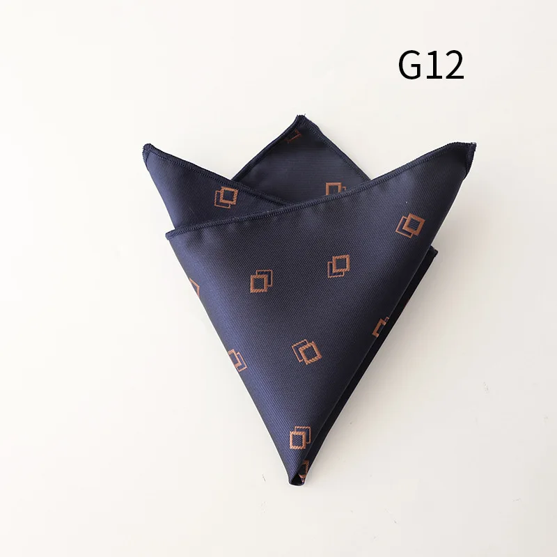 Jacquard Pocket Square For Men Women Floral Chest Towel Hanky Gentlemen Hankies Men's Suit Handkerchief Pocket Towel Gifts