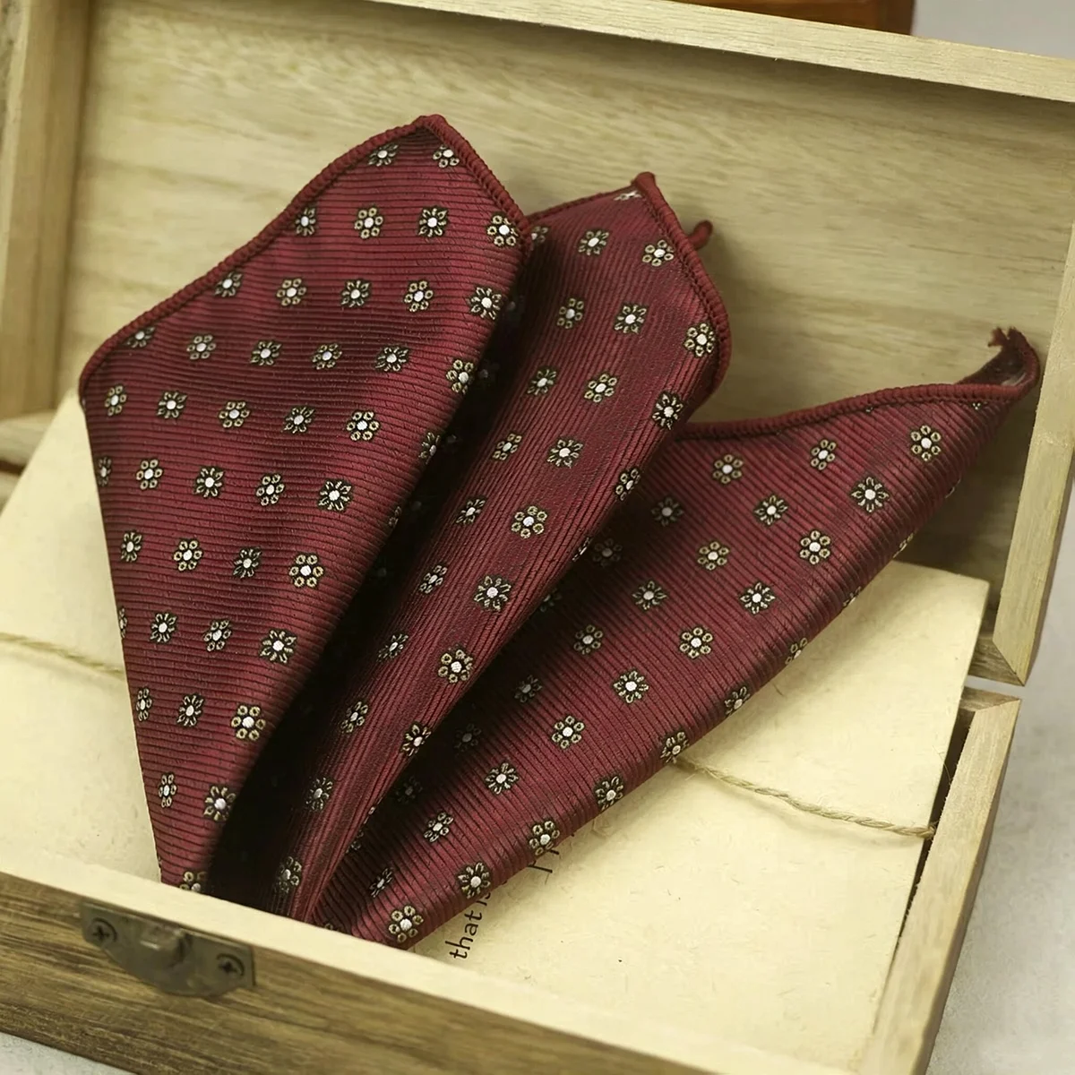 2026 New Colorful Men's Pocket Square Soft Green White Paisley Handkerchief Polyester Woven Plaid Hanky Wedding Shirt Accessory