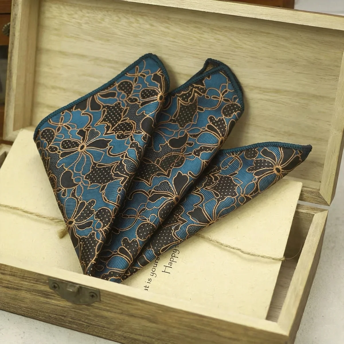 2026 New Colorful Men's Pocket Square Soft Green White Paisley Handkerchief Polyester Woven Plaid Hanky Wedding Shirt Accessory